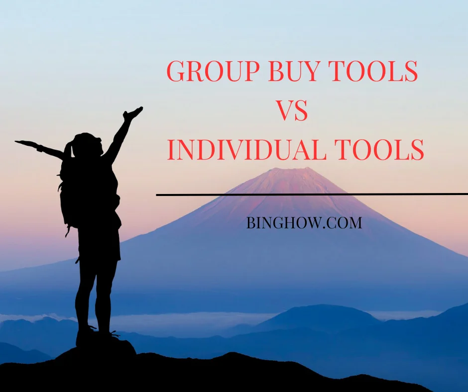 Group Buy Tools vs Individual Tools