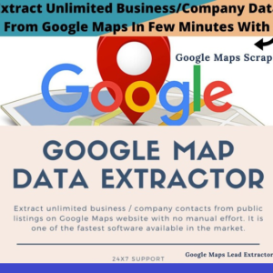 Google map data extractor